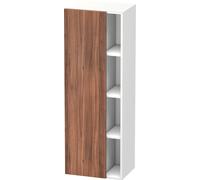 Duravit DuraStyle Armoire haute 1239, 1 porte battante, charnières à gauche, hauteur : 1400mm, profondeur : 360mm, DS1239L7918, Couleur: Décor Naturel Noyer / Décor Blanc Mat