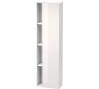 Duravit DuraStyle Armoire haute 1248, 1 porte battante, charnières à droite, hauteur : 1800mm, profondeur : 240mm, DS1248R2222, Couleur: Décor blanc brillant