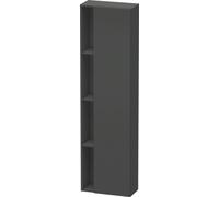 Duravit DuraStyle DS1248R4949 50x24x180cm, porte à droite, graphite mat