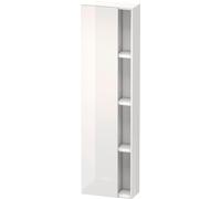 Duravit DuraStyle Armoire haute 1248, 1 porte battante, charnières à gauche, hauteur : 1800mm, profondeur : 240mm, DS1248L2222, Couleur: Décor blanc brillant