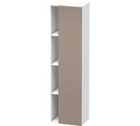 Duravit DuraStyle Armoire haute 1249, 1 porte battante, charnières à droite, hauteur : 1800mm, profondeur : 360mm, DS1249R4318, Couleur: Basalte Matt / Blanc Matt