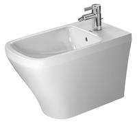 Duravit Bidet sur pied DuraStyle 2283100000 avec trop-plein, 1 trou de robinetterie Blanc