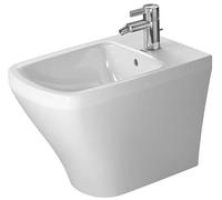 Duravit Bidet sur pied DuraStyle 2284100000 blanc, trop-plein, 1 trou de robinetterie, dos au mur