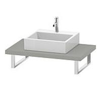 Duravit DuraStyle DS102C00707 pour Aufsatzbecken , 2000 , épaisseur 4,5 cm, gris béton mat