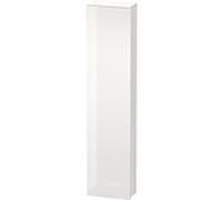 Duravit DuraStyle Armoire haute 1228, 1 porte, charnières à gauche, hauteur 1800mm, profondeur 240mm, DS1228L1843, Couleur: Blanc mat / Basalte mat