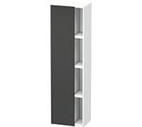 Duravit DuraStyle DS1249L4918 50x36x180cm, porte à gauche, graphite mat / blanc mat