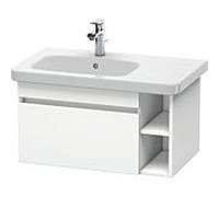 Duravit Meuble sous-lavabo suspendu DuraStyle DS639401818 1 tiroir Blanc mat