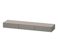 Duravit DuraStyle étagère à tiroirs DS827304343 180 x 44 cm, 3 tiroirs, basalte mat, avec support console