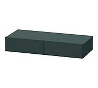 Duravit DuraStyle étagère tiroir DS827004949 100 x 44 cm, 2 tiroirs, graphite mat, avec support console