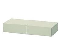 Duravit DuraStyle étagère tiroir DS827009191 100 x 44 cm, 2 tiroirs, taupe, avec support console
