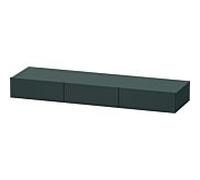 Duravit DuraStyle étagère tiroir DS827204949 150 x 44 cm, 3 tiroirs, graphite mat, avec support console
