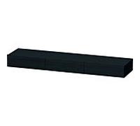 Duravit DuraStyle étagère tiroir DS827301616 180 x 44 cm, 3 tiroirs, chêne noir, avec support console