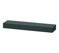 Duravit DuraStyle étagère tiroir DS827304949 180 x 44 cm, 3 tiroirs, graphite mat, avec support console