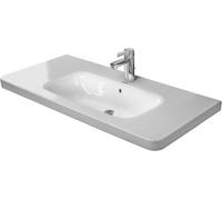 Duravit DuraStyle lavabo 100x48 cm rectangulaire classique-de meuble-avec plateau blanc brillant 2320100000