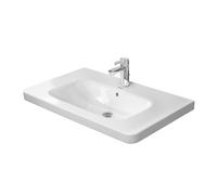 Duravit Durastyle lavabo 80x48cm 1 trou de robinet trop-plein WonderGliss blanc 23208000001