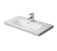 Duravit DuraStyle - Lavabo pour meuble Compact, 79x40 cm, avec 1 trou, avec WonderGliss, blanc alpin 23377800001