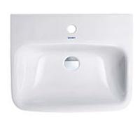 Duravit DuraStyle Med bassin 2324550000 sans trop - plein, 1 trou de coulée, blanc