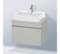 Duravit DuraStyle Meuble bas pour plan de toilette, 1 tiroir, DS530100707,