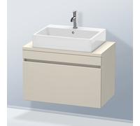 Duravit DuraStyle Meuble bas pour plan de toilette, 1 tiroir, DS530209191,