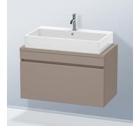 Duravit DuraStyle vasque match0 DS530304343 90 x 47,8 cm, basalte mat, pour console, coulissant 2000