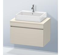 Duravit DuraStyle Meuble bas pour plan de toilette, 1 tiroir, DS531209191,