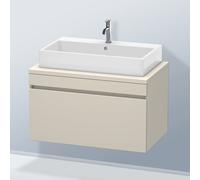 Duravit DuraStyle Meuble bas pour plan de toilette, 1 tiroir, DS531309191,