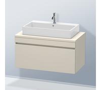Duravit DuraStyle Meuble bas pour plan de toilette, 1 tiroir, DS531409191,