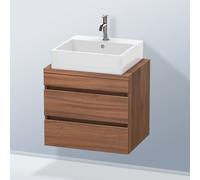 Duravit DuraStyle Meuble bas pour plan de toilette, 2 tiroirs, DS530507979,