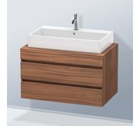 Duravit DuraStyle Meuble bas pour plan de toilette, 2 tiroirs, DS531807979,