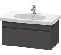 Duravit DuraStyle meuble sous-lavabo mural 6384, 1 tiroir, 800mm, pour D-Code, DS638404949, Couleur: Décor graphite mat