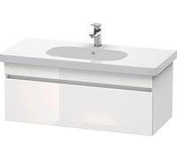 Duravit DuraStyle meuble sous-lavabo mural 6385, 1 tiroir, 1000mm, pour D-Code, DS638502218, Couleur: Décor Blanc Brillant / Décor Blanc Mat / Décor Blanc Mat