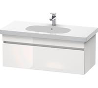 Duravit DuraStyle meuble sous-lavabo mural 6385, 1 tiroir, 1000mm, pour D-Code, DS638502222, Couleur: Décor blanc brillant