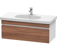 Duravit DuraStyle meuble sous-lavabo mural 6385, 1 tiroir, 1000mm, pour D-Code, DS638507918, Couleur: Décor Naturel Noyer / Décor Blanc Mat