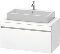 Duravit Meuble sous-lavabo DuraStyle DS531401818 1000 mm 1 tiroir Blanc mat