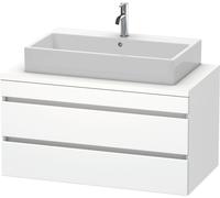 Duravit DuraStyle vasque DS531901818 100 x 54,8 cm, blanc mat, pour console, 2 tiroirs