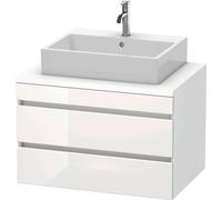 Duravit DuraStyle meuble sous-lavabo pour console, 2 tiroirs, 800mm, DS531702218