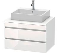 Duravit DuraStyle meuble sous-lavabo pour console, 2 tiroirs, 800mm, DS531702218