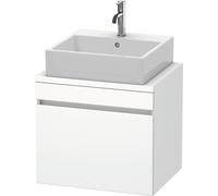 Duravit DuraStyle meuble sous-lavabo pour console compacte, 1 tiroir, 600mm, DS530001818, Couleur: Blanc Matt / Blanc Matt