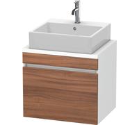 Duravit DuraStyle vasque DS530007918 60 x 47,8 cm, blanc naturel / match2 mat, pour console, coulissant 2000