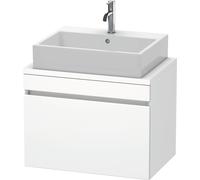 Duravit DuraStyle vasque DS530101818 70 x 47,8 cm, blanc mat, pour console, 2000 coulissant