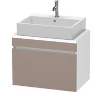 Duravit DuraStyle vasque match0 DS530104318 70 x 47,8 cm, basalte mat / blanc mat, pour console, coulissant 2000