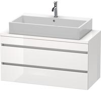 Duravit DuraStyle meuble sous-lavabo pour console compacte, 2 tiroirs, 1000mm, DS530901818