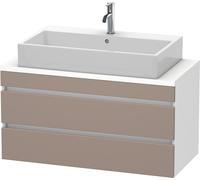 Duravit DuraStyle meuble sous-lavabo pour console compacte, 2 tiroirs, 1000mm, DS530904318