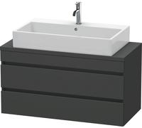 Duravit DuraStyle meuble sous-lavabo pour console compacte, 2 tiroirs, 1000mm, DS530904949