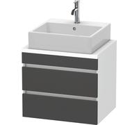 Duravit DuraStyle meuble sous-lavabo pour console compacte, 2 tiroirs, 600mm, DS530504918