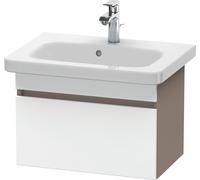 Duravit DuraStyle vasque DS637901843 58 x 36,8 cm, blanc mat / basalte mat, coulissant 2000