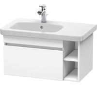 Duravit Meuble sous-lavabo suspendu DuraStyle DS639401818 1 tiroir Blanc mat