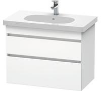 Duravit DuraStyle vasque DS648401818 80 x 45,3 cm, blanc mat, 2 tiroirs, suspendu