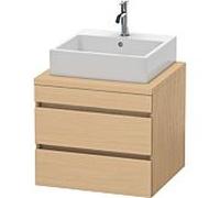 Duravit DuraStyle meuble sous-vasque DS531503030 60 x 54,8 cm, Eiche natur , pour console, 2 tiroirs