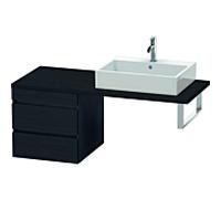 Duravit DuraStyle vasque DS533701616 50 x 54,8 cm, chêne noir, pour console, 2 tiroirs